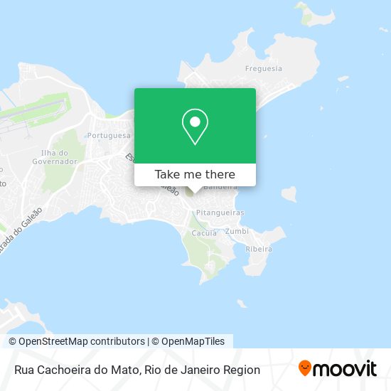 Rua Cachoeira do Mato map