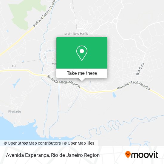 Avenida Esperança map