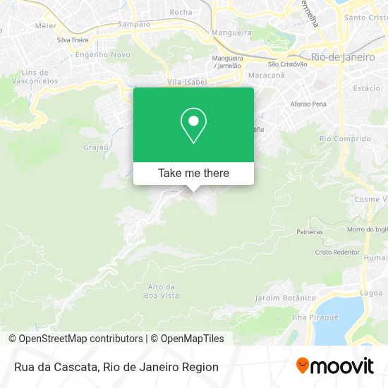Rua da Cascata map