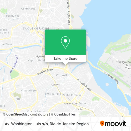 Av. Washington Luis s/n map