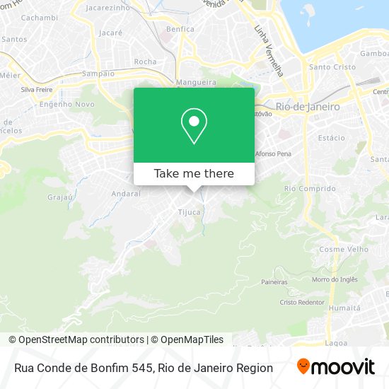 Mapa Rua Conde de Bonfim 545