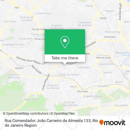 Mapa Rua Comendador João Carneiro de Almeida 133