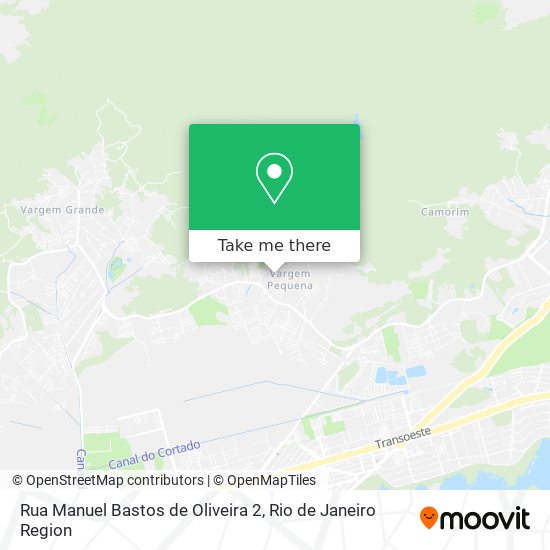 Mapa Rua Manuel Bastos de Oliveira 2