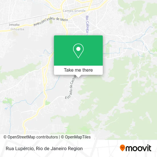 Rua Lupércio map