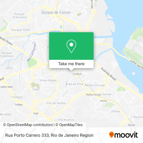 Rua Porto Carrero 333 map