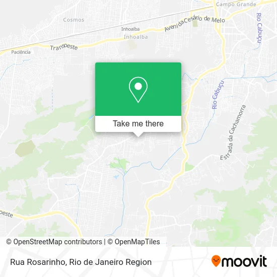 Rua Rosarinho map