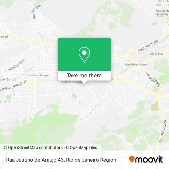 Rua Justino de Araújo 43 map