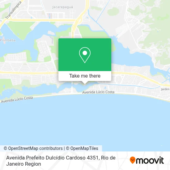 Avenida Prefeito Dulcídio Cardoso 4351 map