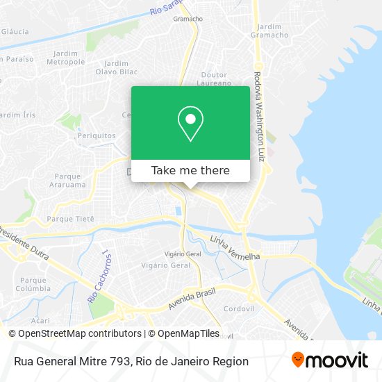 Rua General Mitre 793 map