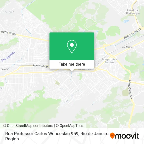 Rua Professor Carlos Wenceslau 959 map