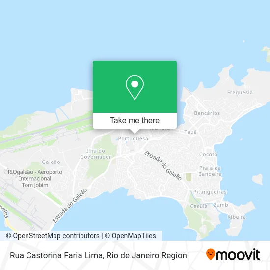 Rua Castorina Faria Lima map