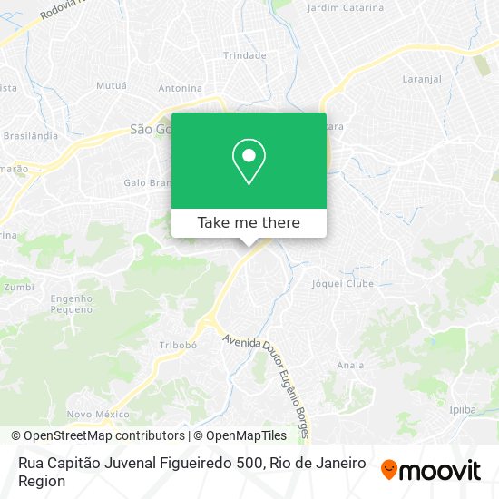 Mapa Rua Capitão Juvenal Figueiredo 500