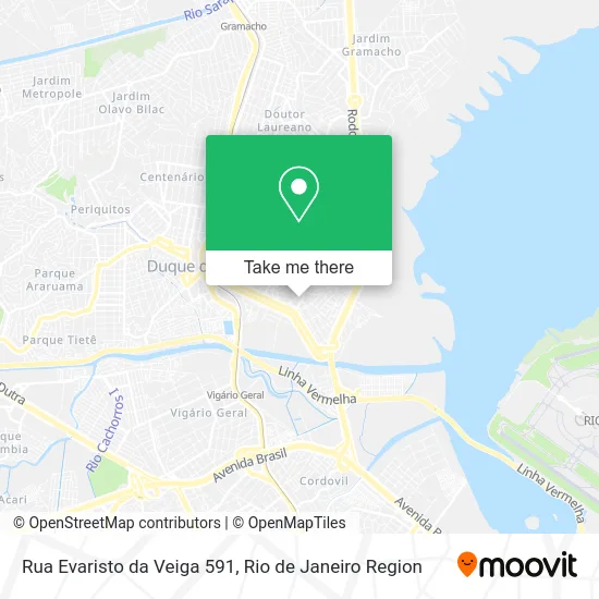 Rua Evaristo da Veiga 591 map
