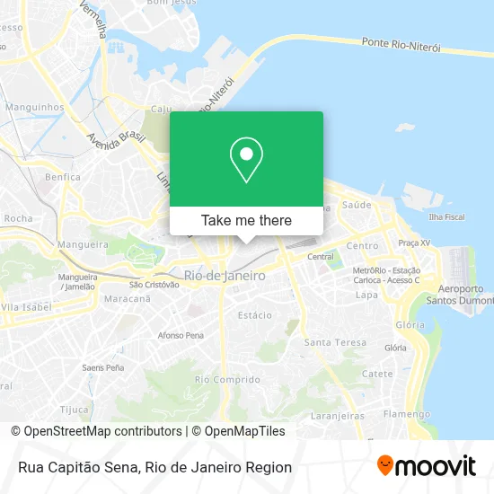 Rua Capitão Sena map
