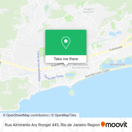 Rua Almirante Ary Rongel 445 map