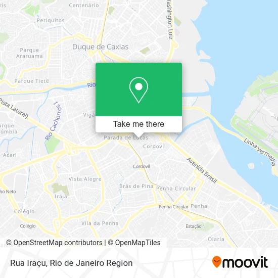 Rua Iraçu map