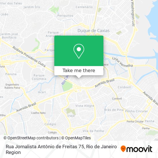 Mapa Rua Jornalista Antônio de Freitas 75