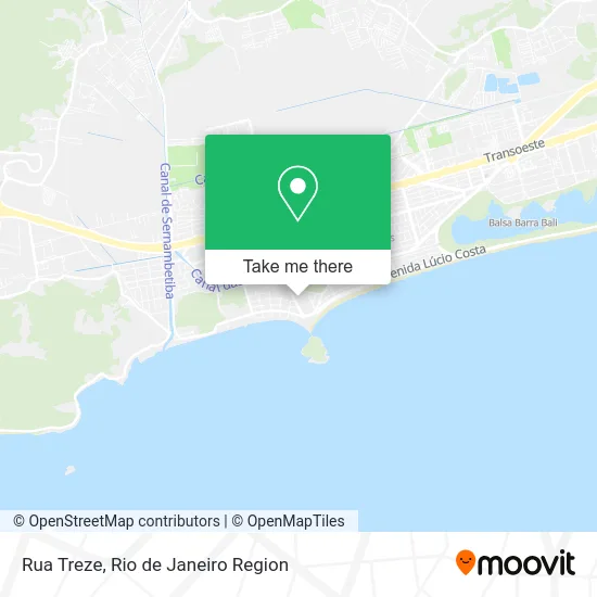 Rua Treze map