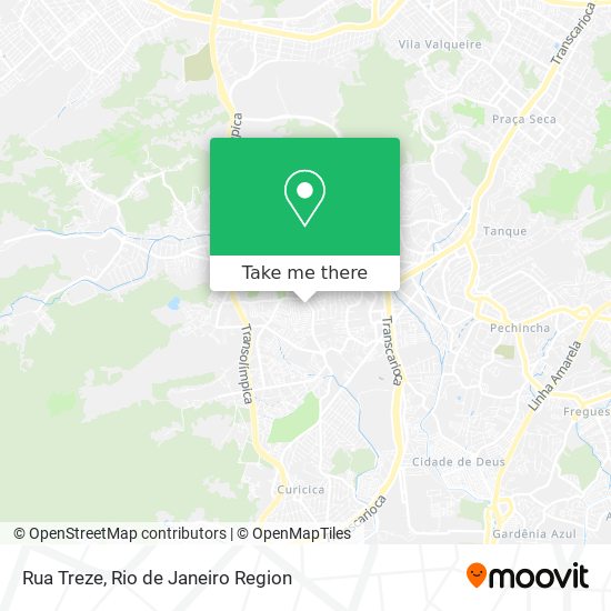 Rua Treze map