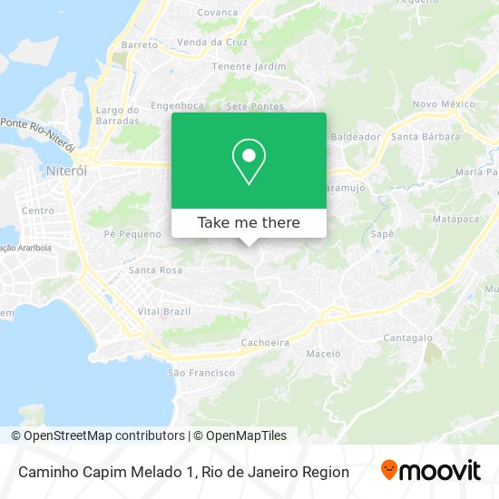 Caminho Capim Melado 1 map