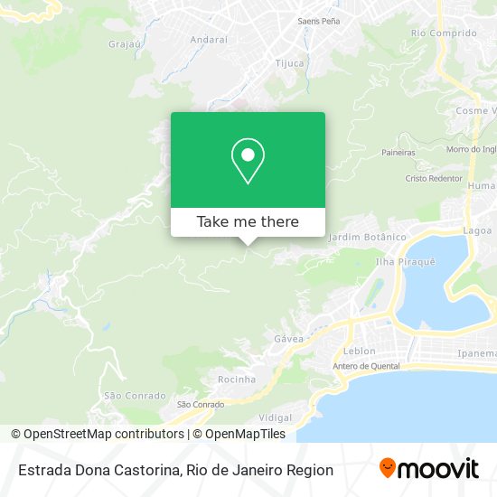 Estrada Dona Castorina map