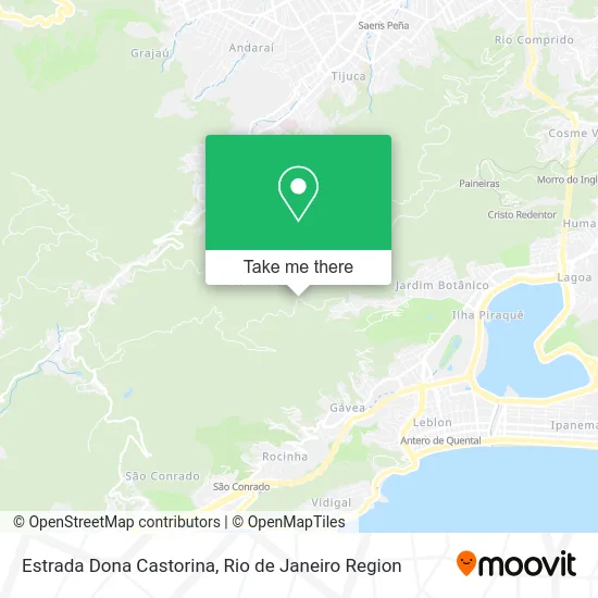 Estrada Dona Castorina map