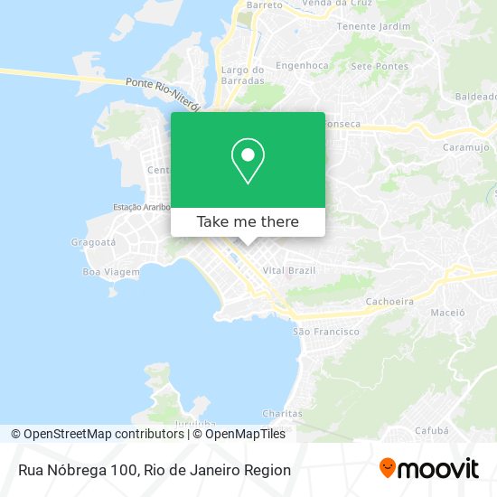 Rua Nóbrega 100 map