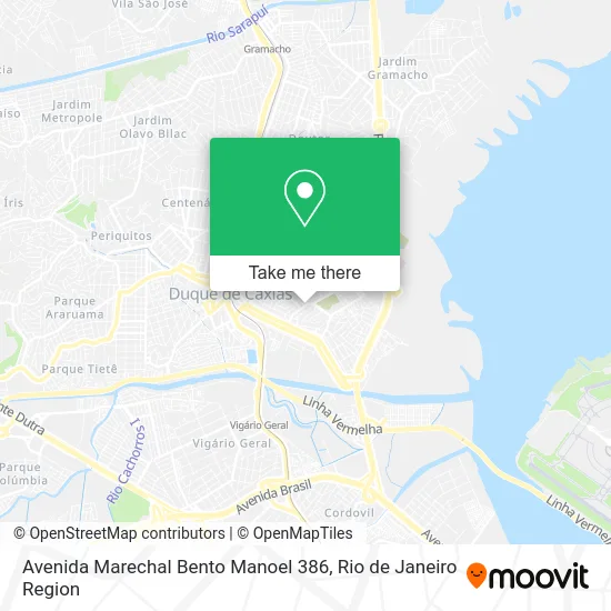 Avenida Marechal Bento Manoel 386 map