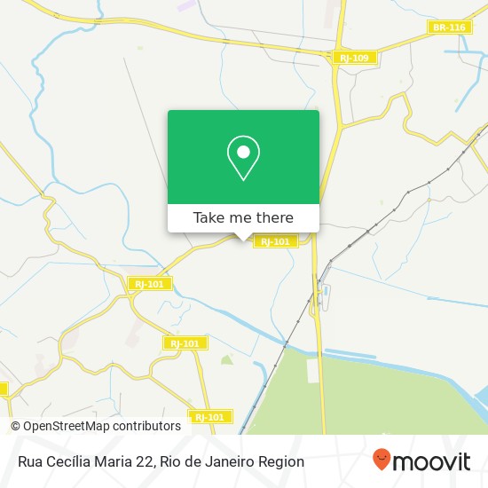 Mapa Rua Cecília Maria 22