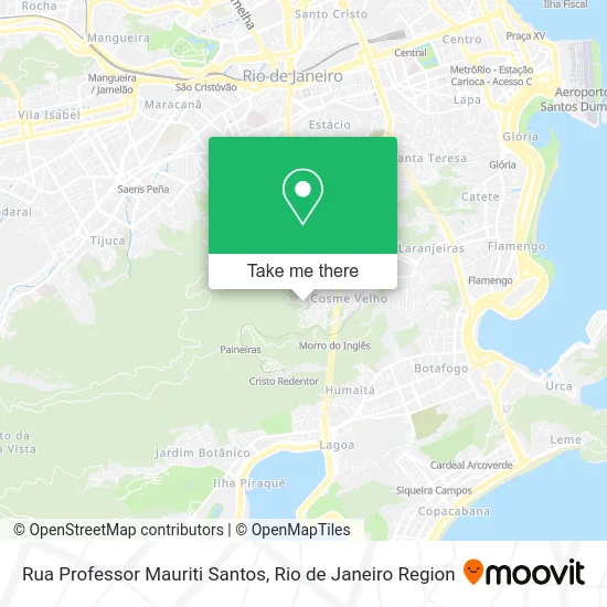 Rua Professor Mauriti Santos map