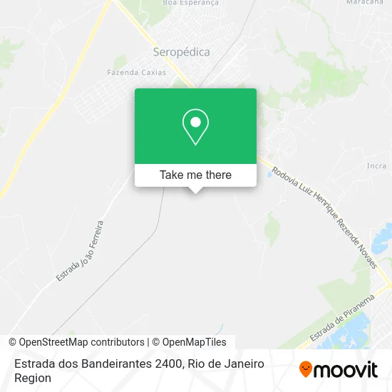 Estrada dos Bandeirantes 2400 map