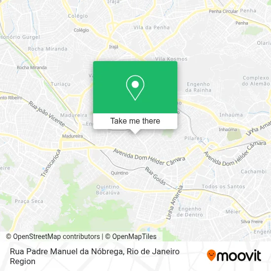 Rua Padre Manuel da Nóbrega map