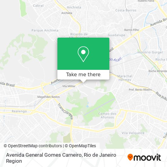 Avenida General Gomes Carneiro map