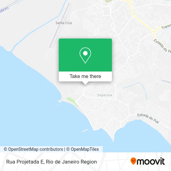 Rua Projetada E map
