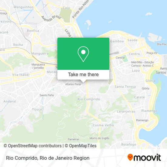 Rio Comprido map