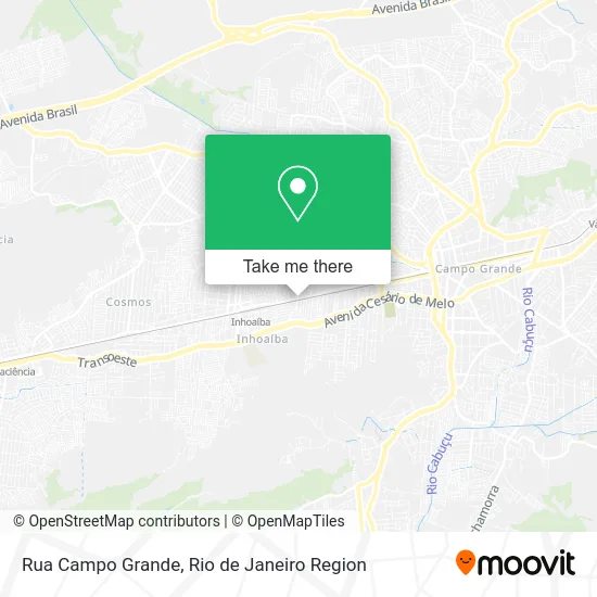 Rua Campo Grande map