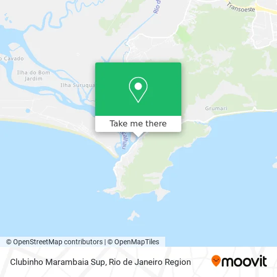 Clubinho Marambaia Sup map
