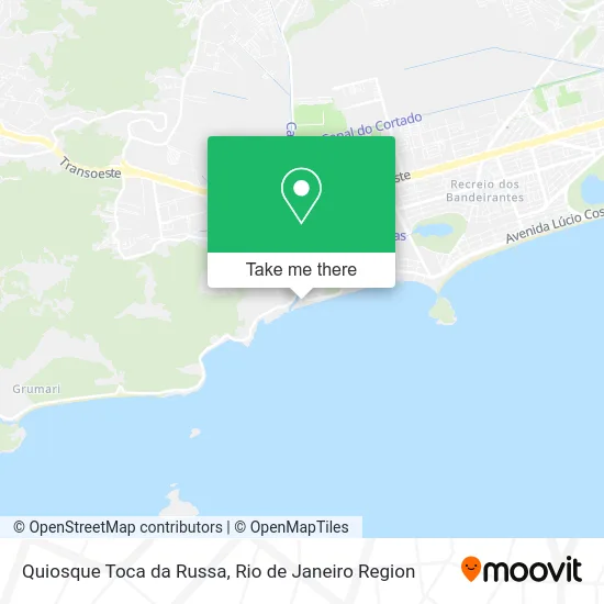 Quiosque Toca da Russa map