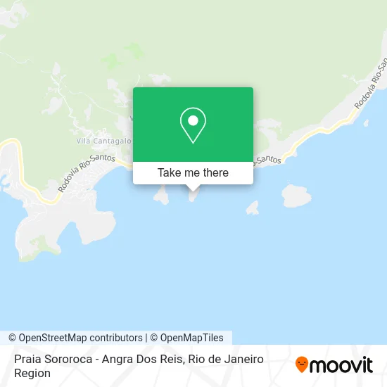 Praia Sororoca - Angra Dos Reis map