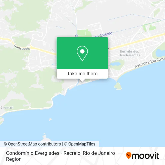 Condomínio Everglades - Recreio map