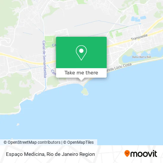 Espaço Medicina map