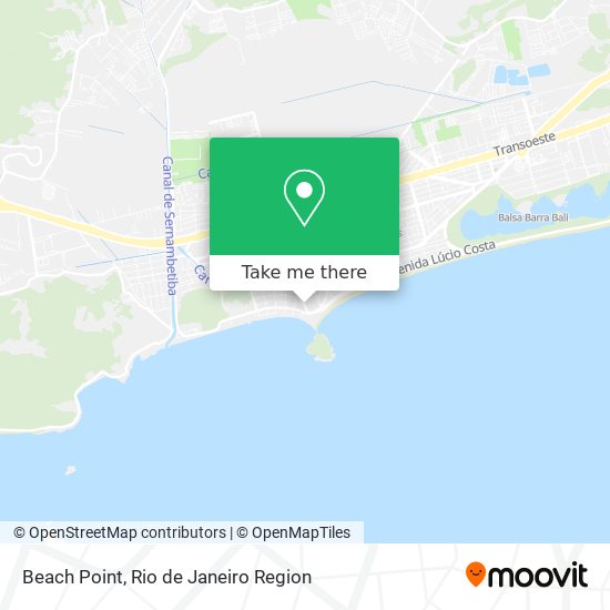 Beach Point map