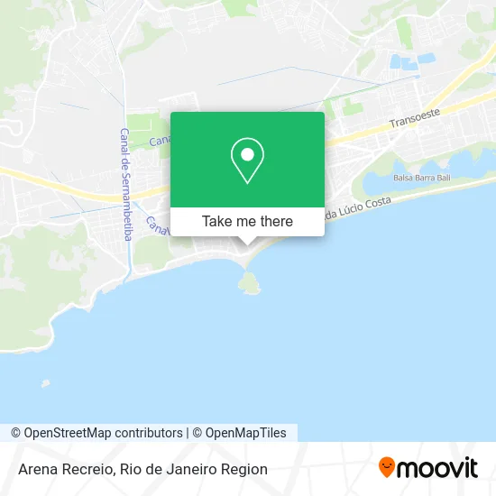 Arena Recreio map