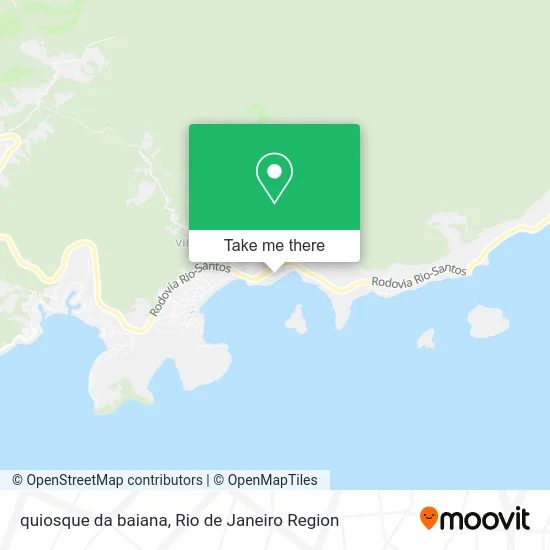 quiosque da baiana map