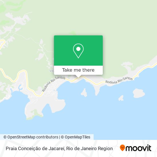 Praia Conceição de Jacareí map