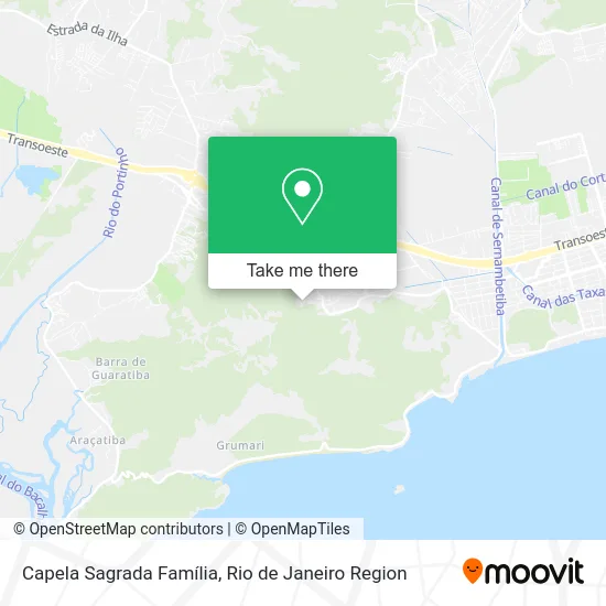 Capela Sagrada Família map