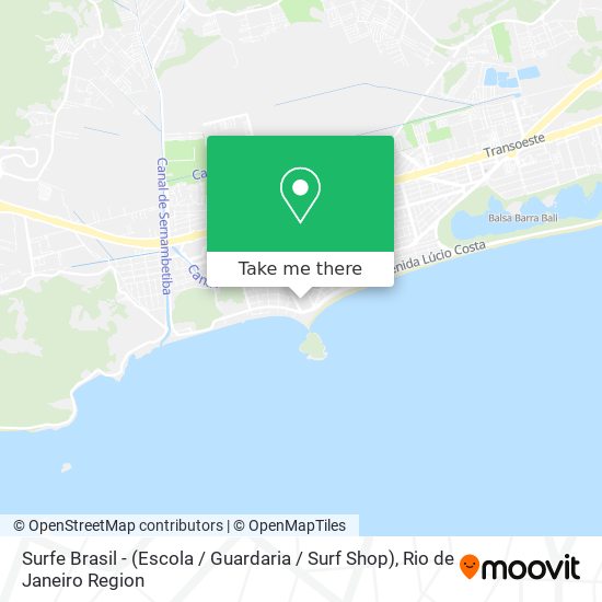 Surfe Brasil - (Escola / Guardaria / Surf Shop) map