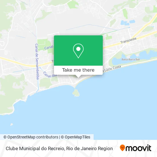 Clube Municipal do Recreio map