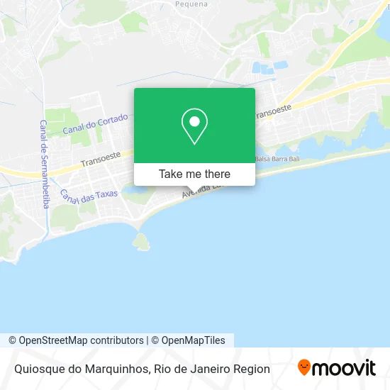 Quiosque do Marquinhos map