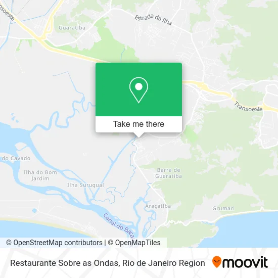 Restaurante Sobre as Ondas map